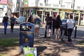 A carer working across Portsmouth has said Benidorm-like crowds of people flouting social distancing is driving her elderly clients to despair