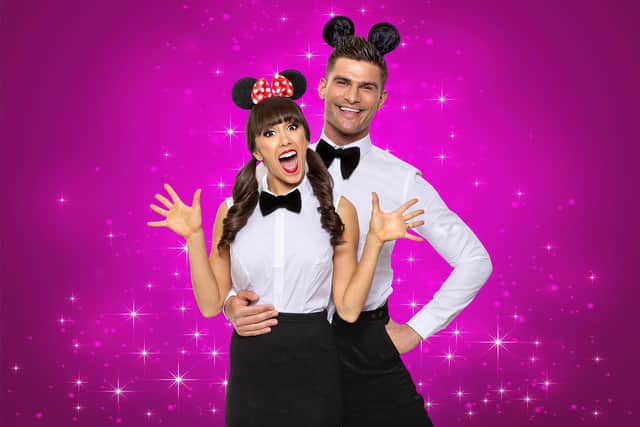 Aljaž Škorjanec and Janette Manrara go Disney. Picture by Colin Thomas