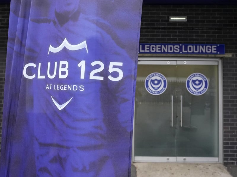 The facilities at Fratton Park are second to none.