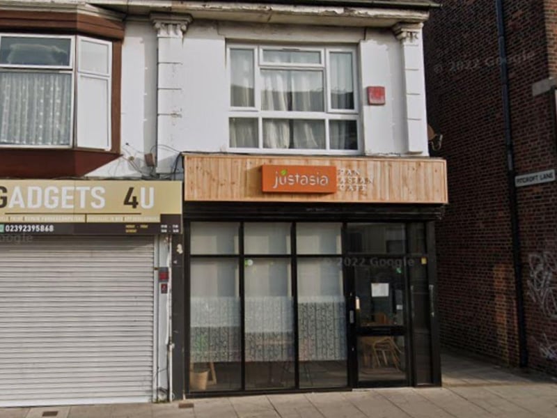 Justasia, a restaurantat 83 Kingston Crescent, Portsmouth was scored one-out-of-five after assessment on March 7, the Food Standards Agency's website shows.