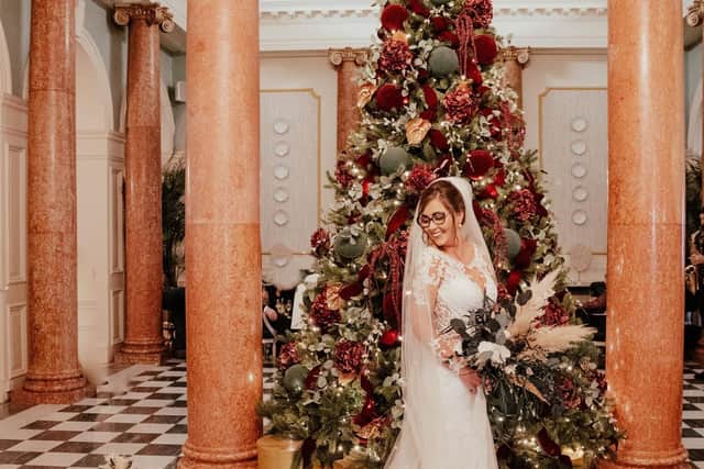 Jorden and Dex Boyle were married at the Queen's Hotel , in Southsea, on December 30, 2022. Photos: Carla Mortimer Photography.