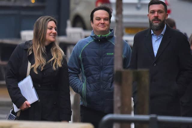 The parents of Elspeth, Frances Moore (left) and Steven Moore(right) arrive at Winchester Coroners Court for the inquest hearing in 2019
Picture: Solent News & Photo Agency