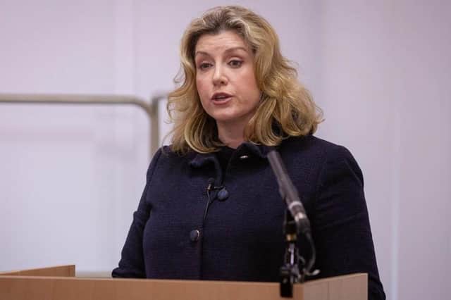 Portsmouth North MP Penny Mordaunt says we must pull together to beat Coronavirus 

Picture: Habibur Rahman
