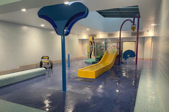 Fareham Leisure Centre refurbished Splashpad