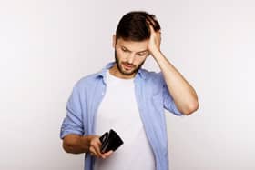 Steve’s wallet is now looking rather empty.  Picture: Shutterstock