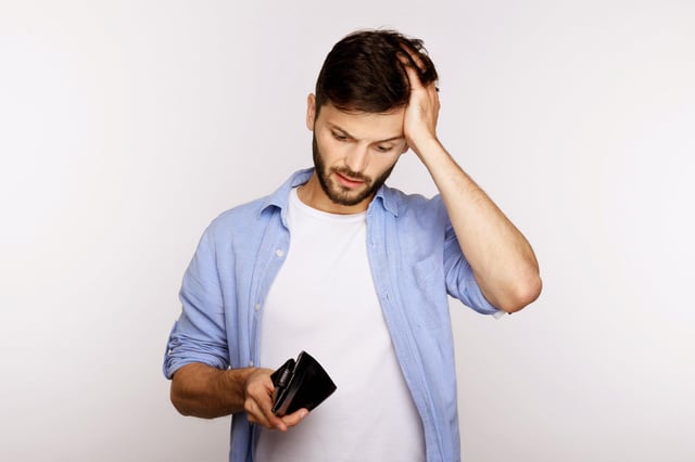 Steve’s wallet is now looking rather empty. Picture: Shutterstock