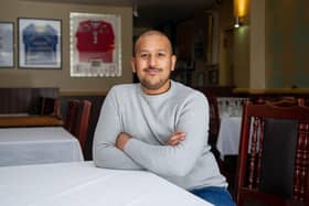 Faz Ahmed inside The Akash restaurant in Albert Road, Southsea.

Picture: Habibur Rahman