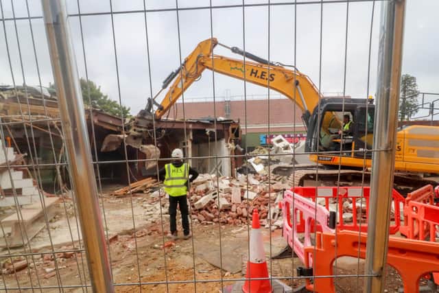 Demolition of Ferneham Hall Picture: Habibur Rahman