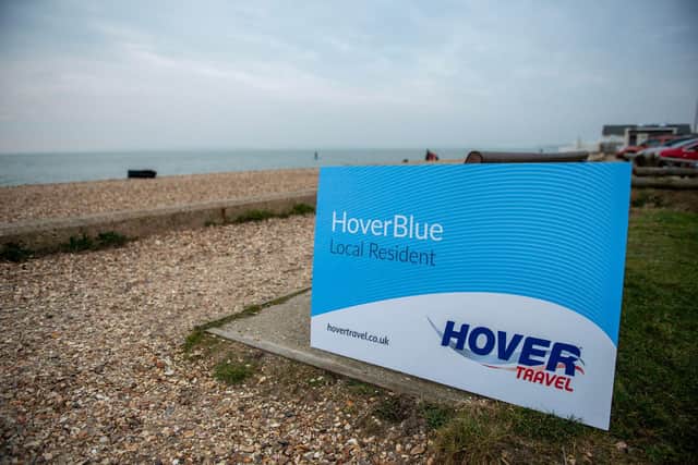 Hovertravel's HoverBlue discount extends west  to PO14 Meon Shore