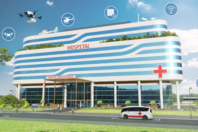 Up to £5 million of UK Space Agency funding is available to support a joint initiative with the Hampshire Together: Modernising our Hospitals and Health Services programme. The programme is part of the governments Health Infrastructure Plan, which includes the provision of 40 new hospitals across England by 2030. Picture: UK Space Agency - b25lY21zOjI0N2ZiYWY0LWI4ZTItNDNhNS05ODAxLTYxZDU4YTdhMDk0OTozM2YzMmJhOC0xZmY3LTRmZGQtODBjNy0zN2M0ZjQ3MjA4MmI - ‘Space-aged’ hospital using tech that will take man to Mars to be built in Hampshire