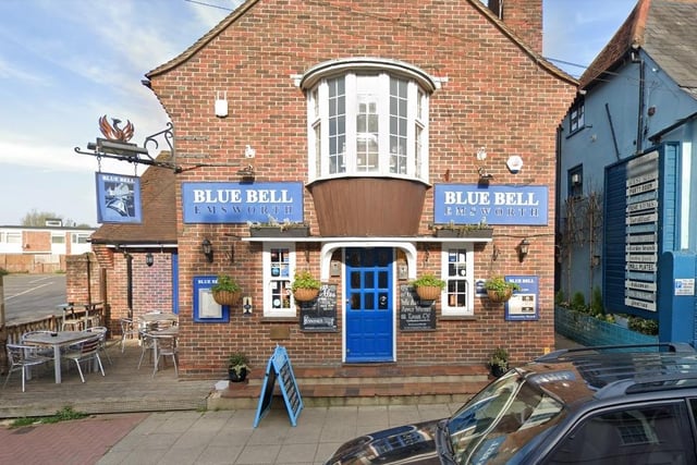 Although there has been a Blue Bell here for many years, this is a relatively modern pub having been rebuilt in the current location in 1960. The brewery associated with the original pub, however, did not survive. The single bar has wood beams and panels, and is decorated with nautical memorabilia. At the front is a small patio seating area and there 
is a similar larger walled and part-covered one to the rear.