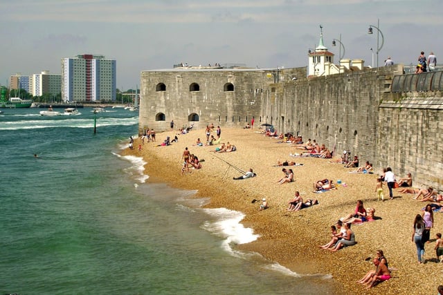 Along the Hot Walls, Old Portsmouth taken by Tony Weaver.