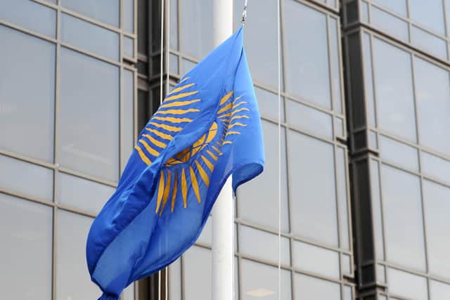 On Monday, March 9, a flag was raised to mark Commonwealth Day, outside the Portsmouth Civic Offices in Guildhall Square.Picture: Sarah Standing (090320-9803)