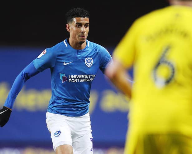 Former Pompey attacker Louis Dennis has joined National South side Torquay. Picture: Joe Pepler