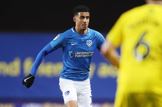 Former Pompey attacker Louis Dennis has joined National South side Torquay. Picture: Joe Pepler