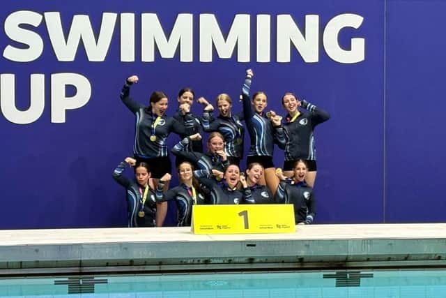 Winning gold!