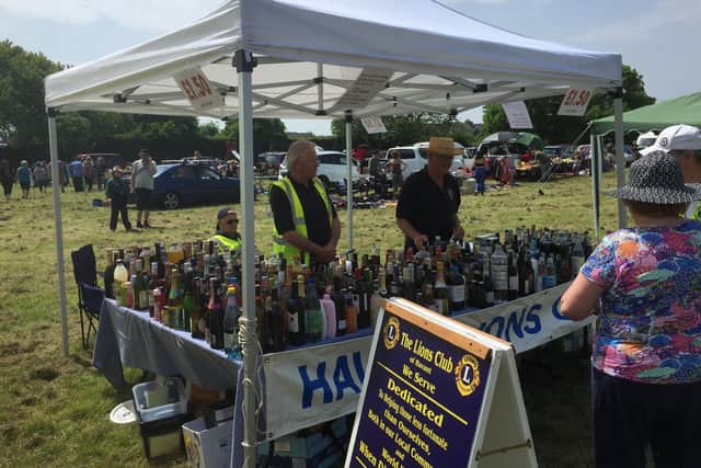 Lions clubs across the area have been supporting their communities throughout the coronavirus crisis. Pictured: On the late May Bank Holiday Havant Lions would normally be fundraising by running a stand at the Hayling Island Lions Donkey Derby