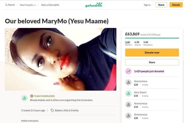 Mary Agyeiwaa Agyapong, a pregnant NHS nurse who died from Covid-19. Picture: GoFundMe/PA Wire