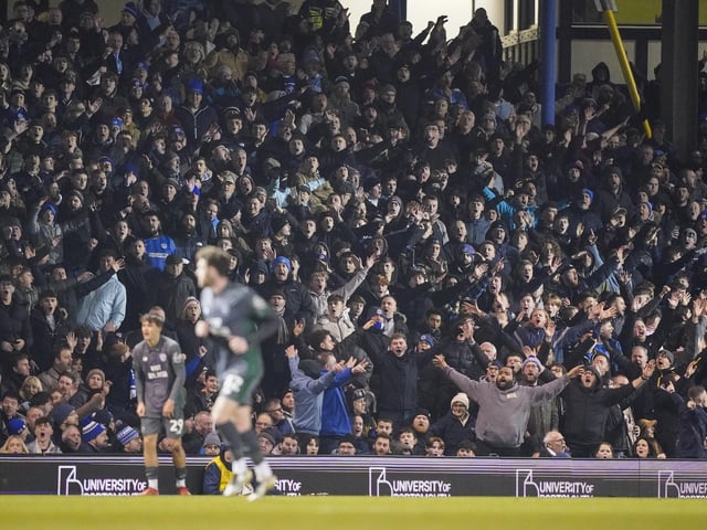 Pompey fans backed their team to a crucial Championship survival win over Cardiff last night.