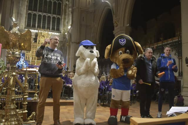 Special guests included The News' own editor Mark Waldron - and some family friendly mascots.