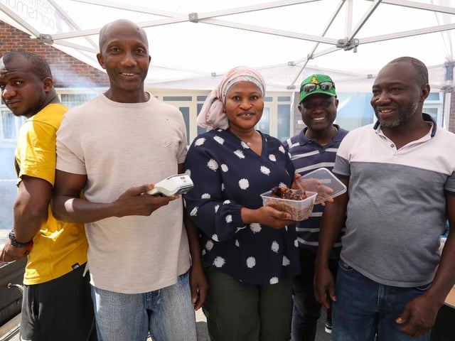The Jolof Rice stall served the Gambian version of the favourite West African dish. They said: "It's from The Gambia and it's the best." Picture: Chris  Moorhouse (270724-55)