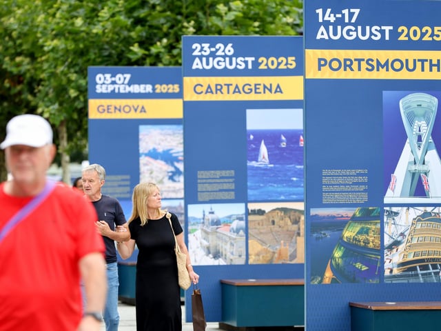 The teams will be heading off on the next stage of the race on Sunday which finishes in Cartegena in Spain via a brief stop in Portugal. Picture: Chris Moorhouse (160825-12)