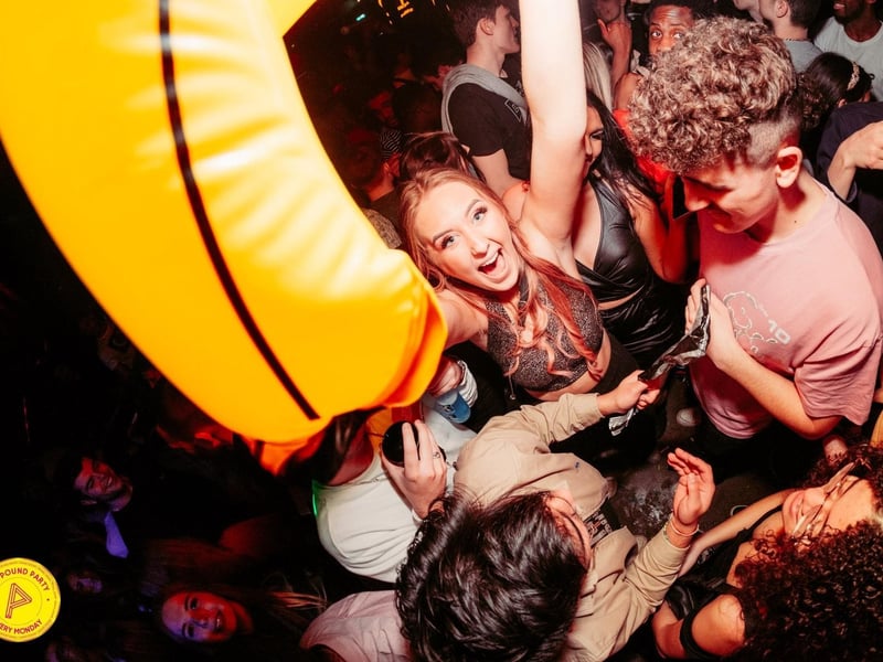 Clubbers in Pryzm.