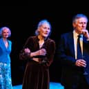 From left: Gillian Bevan, Gabriel Byrne and Geraldine James in 45 Years. Photo: Helen Murray