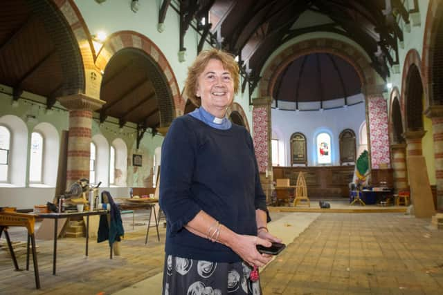 The Rev Annie McCabe at St Luke's Church Picture: Habibur Rahman