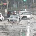 Oxford Road in Aylesbury has been closed due to flooding this morning