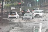Oxford Road in Aylesbury has been closed due to flooding this morning