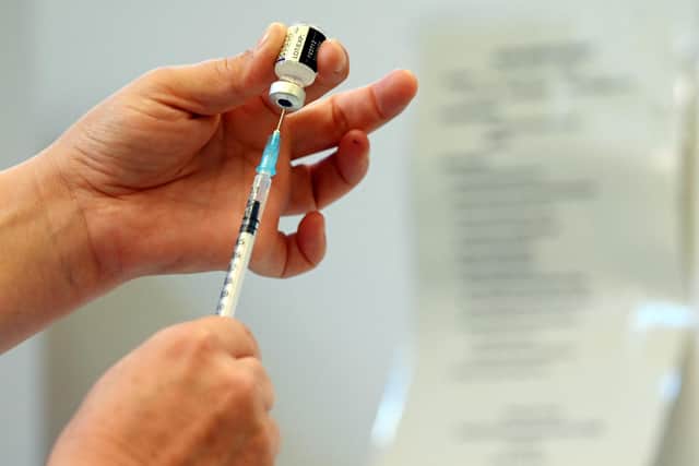 The booster vaccine is now available to eligible adults over the age of 18.