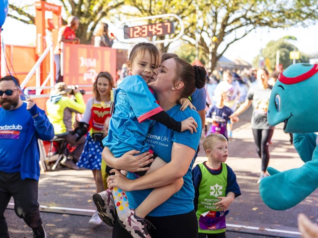 Kids had their chance to shine in the 1200 Minis (ages 3-8) in a ‘finding your superpower’ themed event.