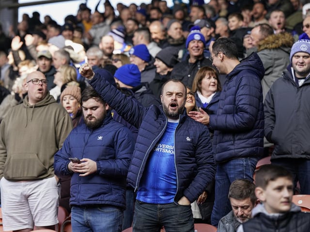 Pompey fans had no goals to cheer but they certainly made their presence felt in Blackpool
