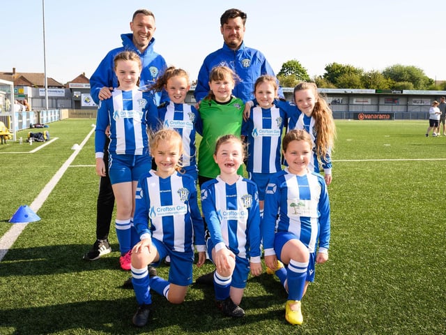 Crofton Saints Lionesses U8s. Picture: Keith Woodland (030621-13)