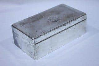 A cigarette case signed by famous explorer Captain Scott is coming up for auction