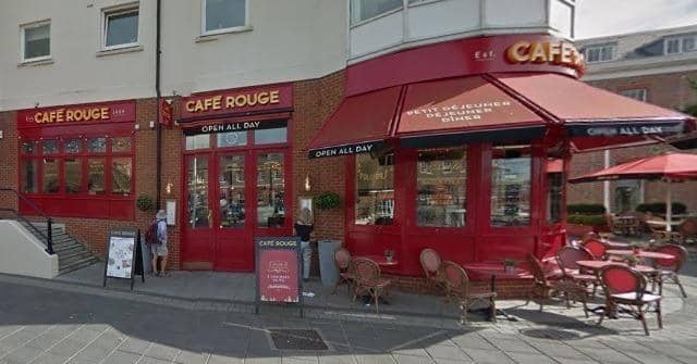 Café Rouge at The Canalside, Gunwharf Quays, has closed down permanently without warning. 