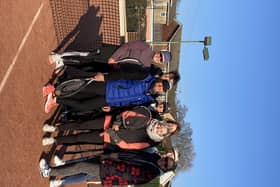 Stubbington v Avenue 3rds (from left):  Nicolette Lock, Anne Treagust, Suzanne Johnson, Sarah Long, Becky Howarth, (back), Karen McCulloch (front), Michelle Gatenby, Elaine Reed