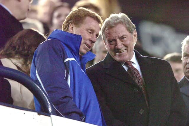 Harry Redknapp and Milan Mandaric in the White Hart Lane directors' box for Redknapp's comeback match as Pompey manager in December 2005. Picture: Matt Scott-Joynt