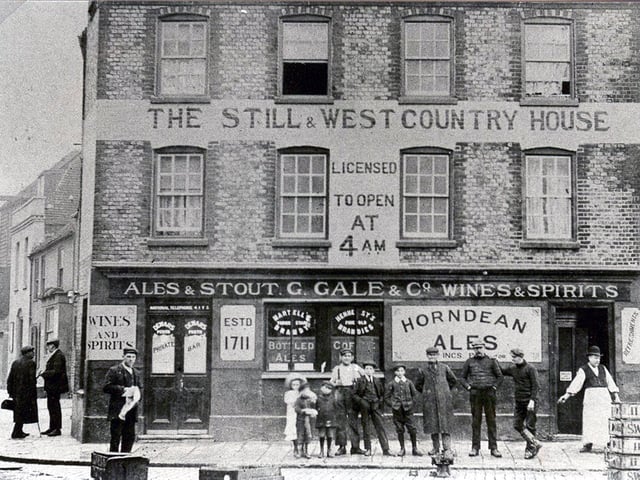 The Still & West Country House in Bath Square, Old Portsmouth. Dating from about 1733, this popular pub at the mouth of the harbour was originally known at The Still Tavern. In the early 1900s a busy daily fish market was held immediately in front of the building - hence the 4am opening time.
Picture: submitted