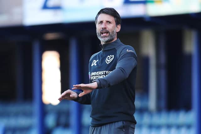 Pompey head coach Danny Cowley