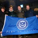 Pompey fans depart from Fratton Park for the Tottenham Hotspur Stadium, ahead of Portsmouth's FA Cup third round tie with Spurs
Picture: Chris Moorhouse (jpns 070123-85)