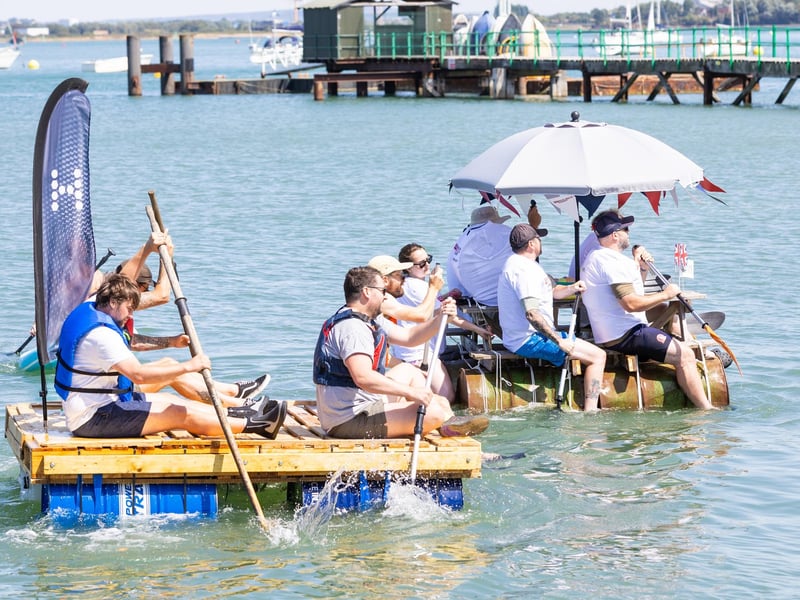 Jolly Roger Raft Race in Gosport on Saturday August 1