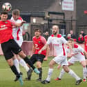 Action from Fareham's 4-3 win over Horndean at Cams Alders in January. Picture: Keith Woodland