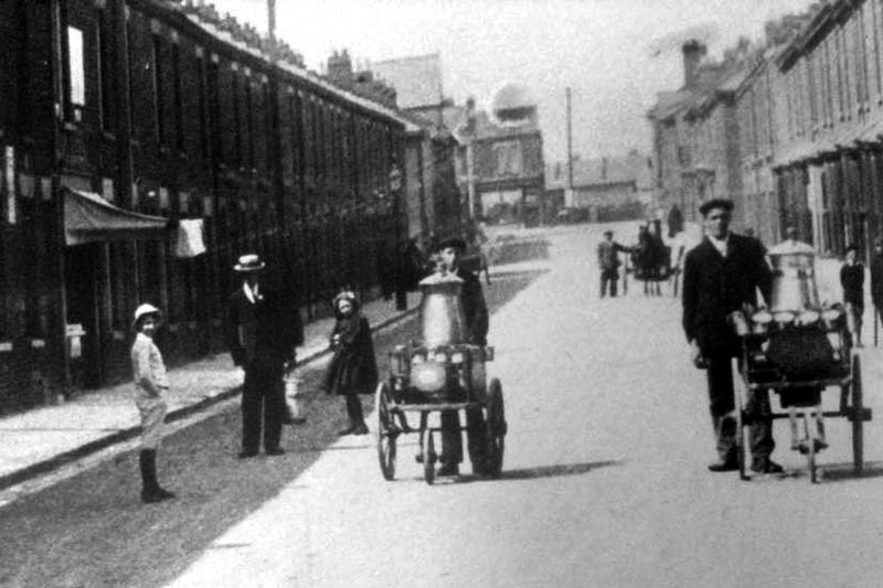Milk deliveries in Adair Road, Eastney