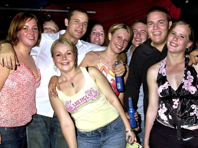 Revellers having a good time at the Route 66 nightclub in Guildhall Walk, Portsmouth - (043813-0052)