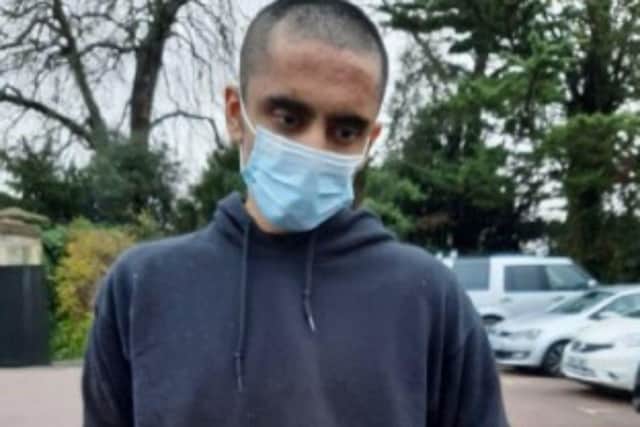 Metropolitan Police picture of the arrest of Jaswant Singh Chail in the grounds of Windsor Castle on Christmas Day 2021. Chail has been locked up for nine years with a further five years on extended licence at the Old Bailey, London, after he admitted treason when he broke into Windsor Castle with a loaded crossbow to kill the late Queen. Picture: Metropolitan Police/PA Wire.