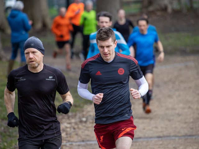 Competitors in Saturday morning's Havant parkrun at Staunton Country Park. Picture: Alex Shute