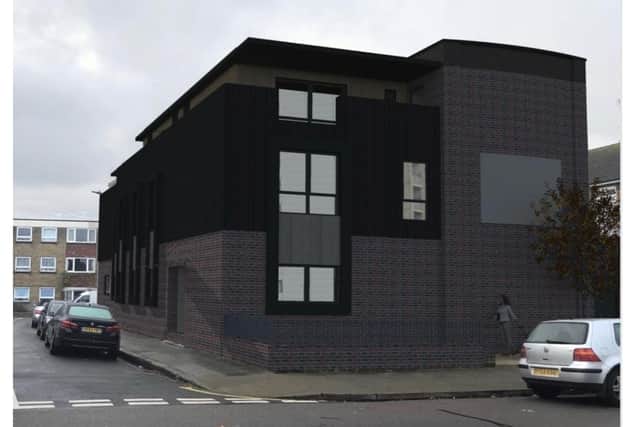 Buckland-based SD Studios has applied to build 5 flats above the performing arts school, as well as revamping the building. Pictured: A CGI mockup of how the building would look by The Steven Barlow Partnership