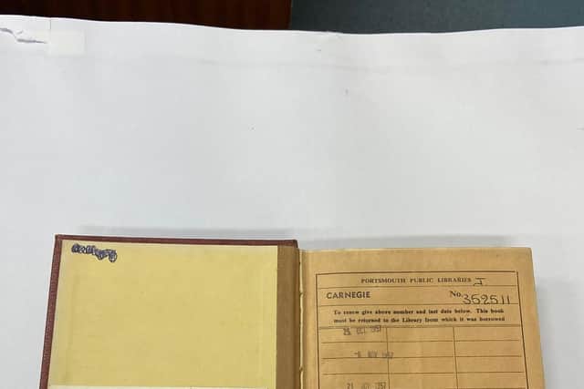 Jill Davies found the novel on Fratton Road in 1957 Picture: Portsmouth City Council.